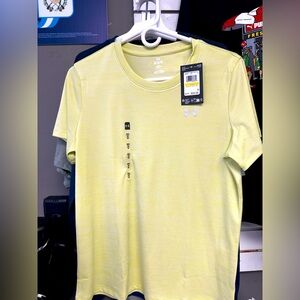 Under Armour Yellow Short Sleeve Tee